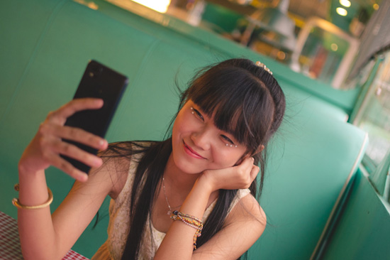 Vintage Cafe Photo Model